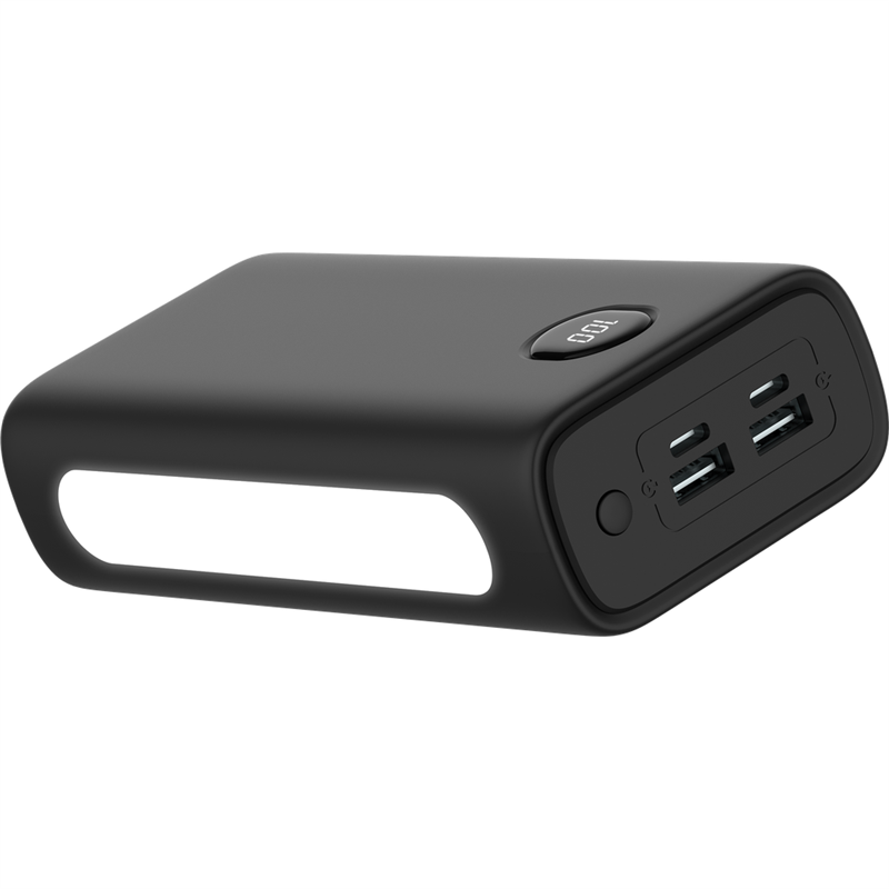 Powerbank 30 000mAh - 2x USB-C 2x USB-A - Black