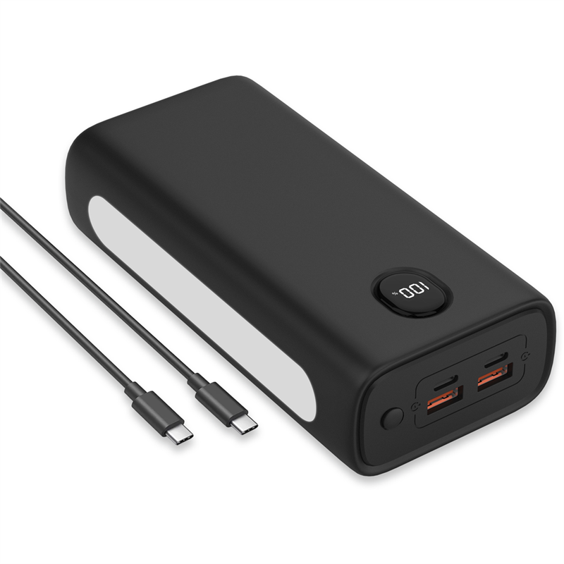 Powerbank 30 000mAh - 2x USB-C 2x USB-A - Black
