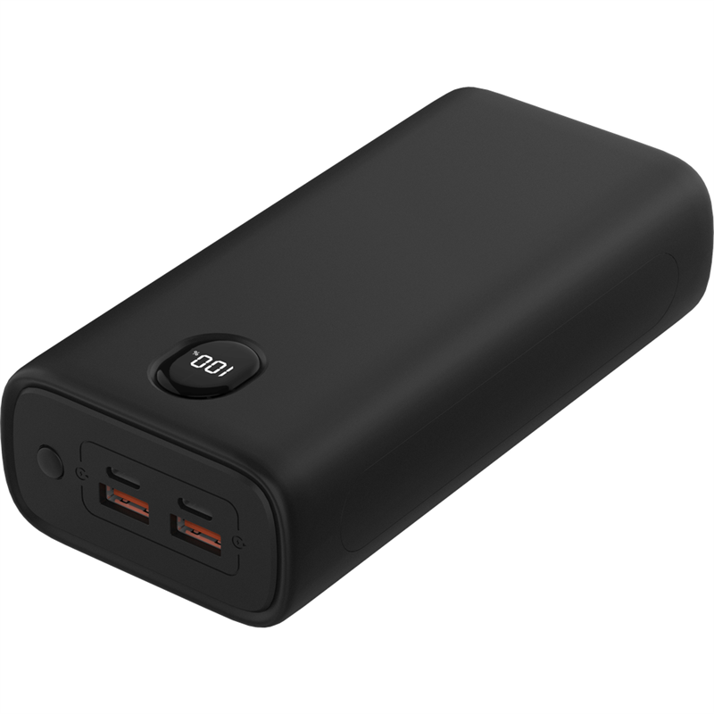 Powerbank 30 000mAh - 2x USB-C 2x USB-A - Black
