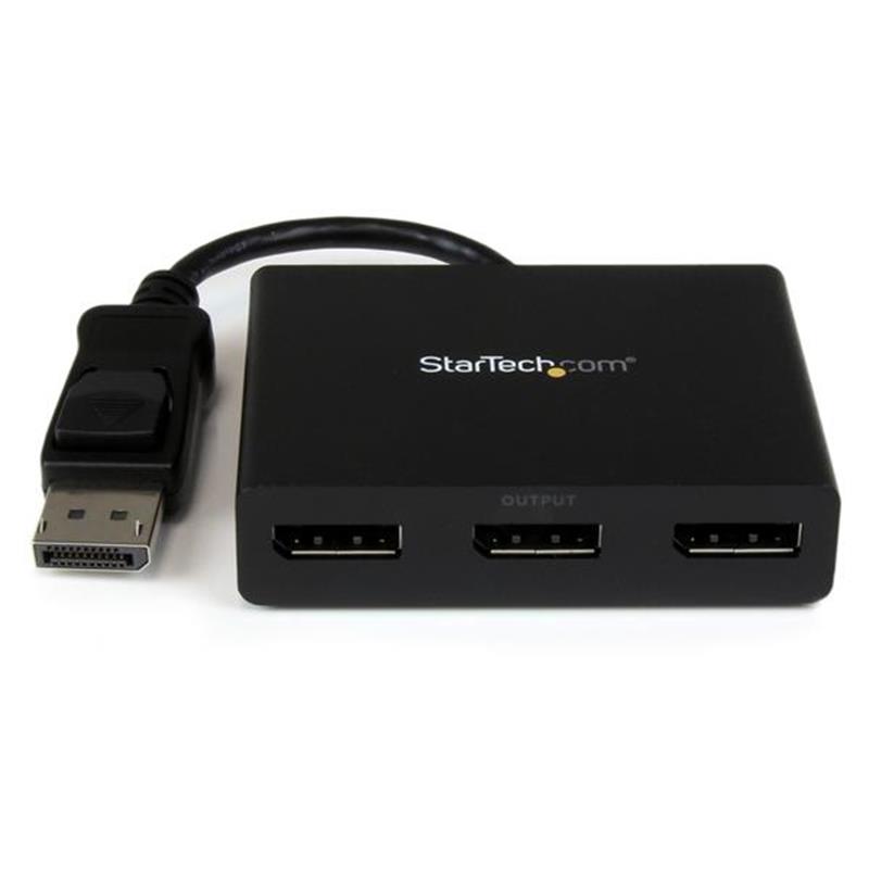 StarTech.com DisplayPort naar Displayport multi monitor splitter 3 poorts MST hub