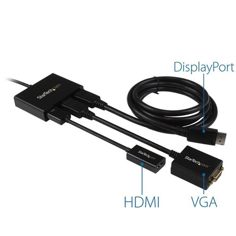 StarTech.com DisplayPort naar Displayport multi monitor splitter 3 poorts MST hub