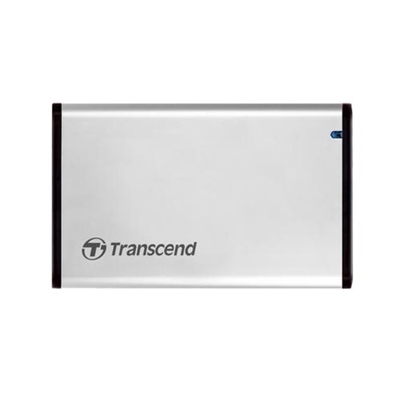 Transcend StoreJet 25S3 2 5 HDD- SSD-behuizing Zilver Stroomvoorziening via USB