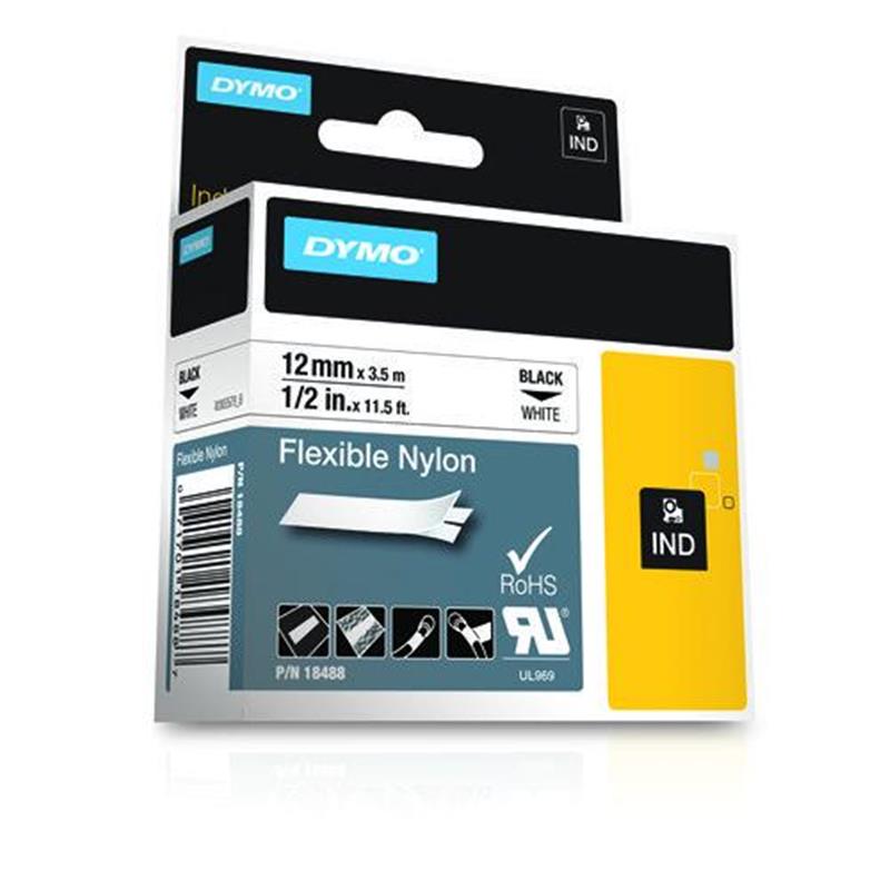 DYMO labelprinter-tape Zwart op wit