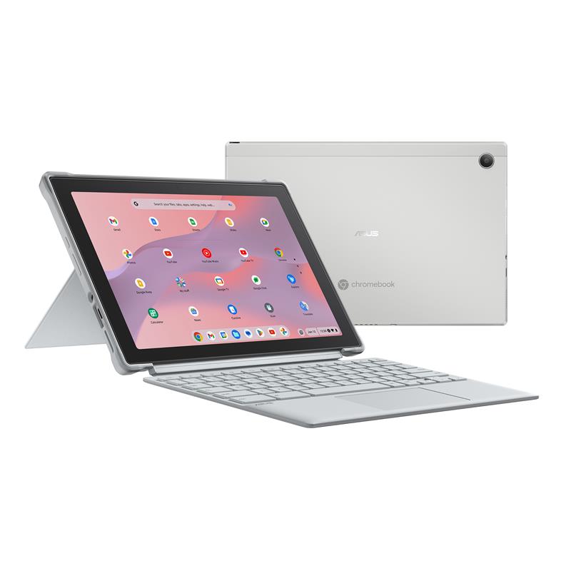 ASUS Chromebook CL3001DM2A-R70266 ARM Cortex 520 26,7 cm (10.5"") Touchscreen WUXGA 8 GB LPDDR4x-SDRAM 64 GB eMMC Wi-Fi 6 (802.11ax) ChromeOS Zilver