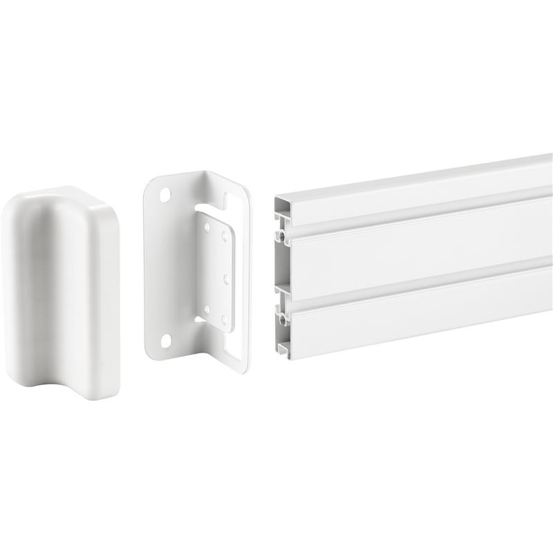 InLine Slatwall mounting bracket for wall bracket Panel white 2pcs pair