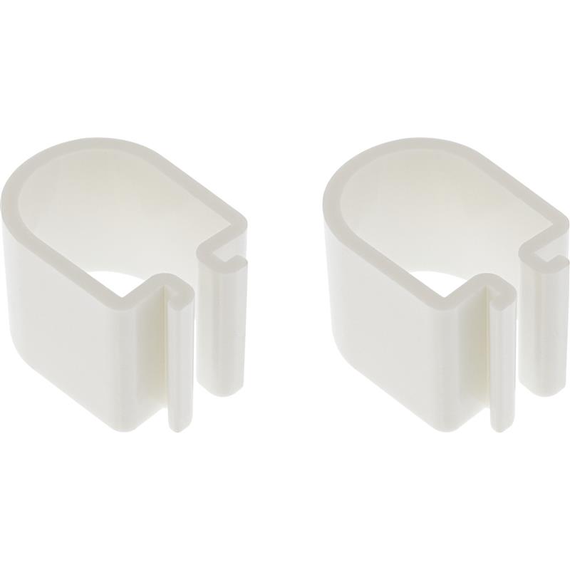 InLine Slatwall cable holder for table mount rods set of 2