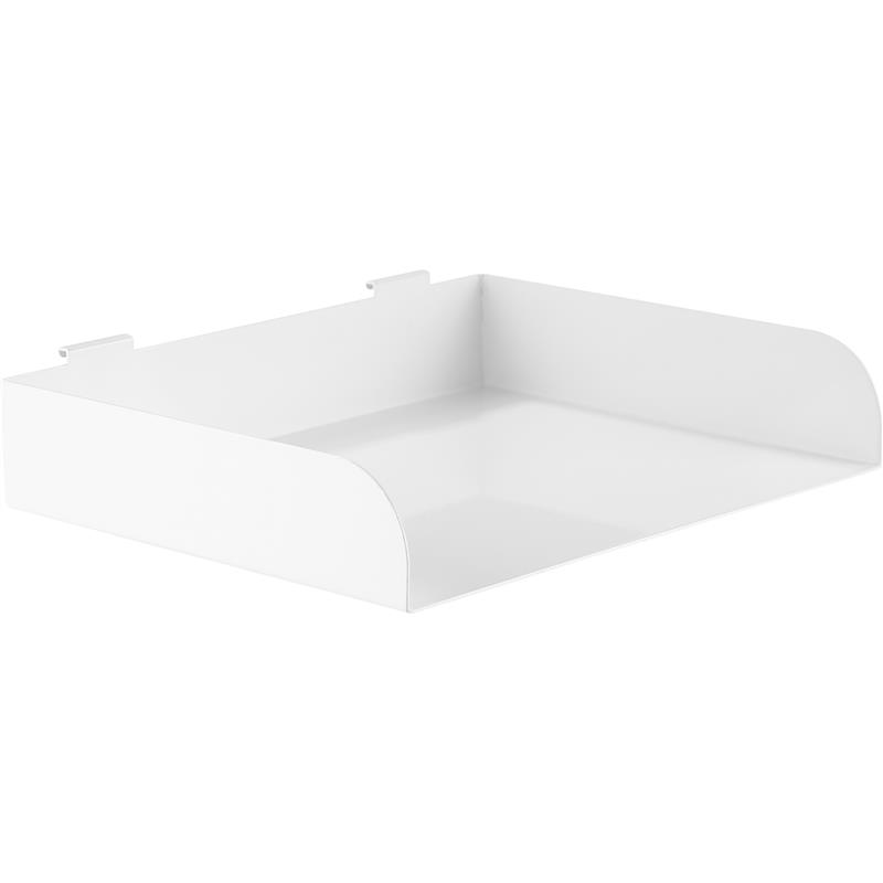 InLine Slatwall Shelf large white