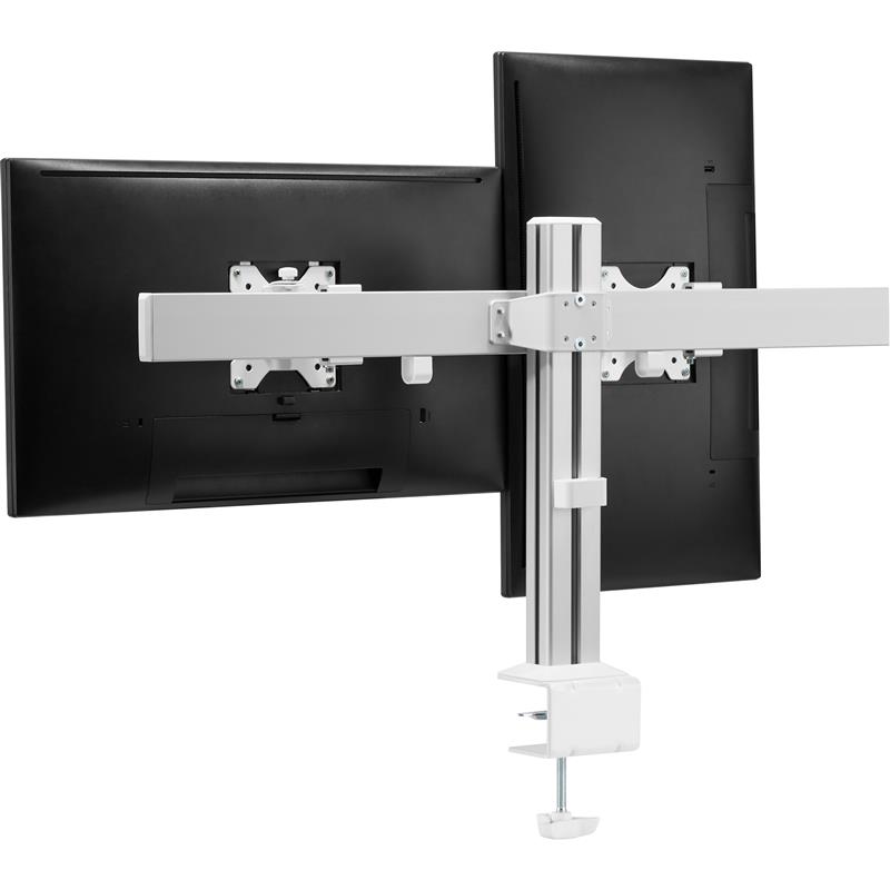 InLine Aluminium monitor desk mount for 2 monitors up to 32 8kg