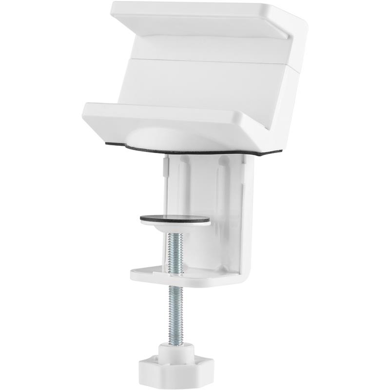 InLine Table clamp for socket strip white