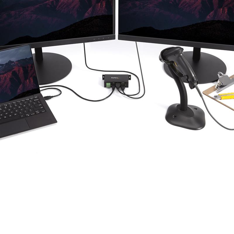 StarTech.com Monteerbare 4-poort Robuuste Industriële USB Hub