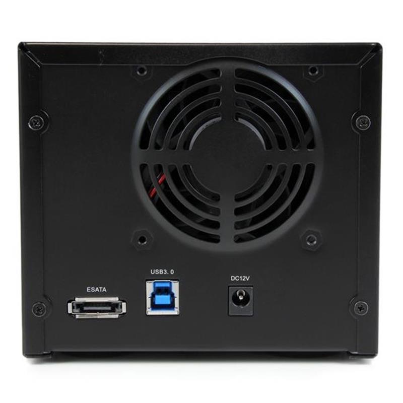 StarTech.com USB 3.0 / eSATA trayless 3,5 inch SATA III harde-schijfbehuizing met dubbele bay en UASP SATA 6 Gbps Hot-Swap HDD-behuizing met 2 bays