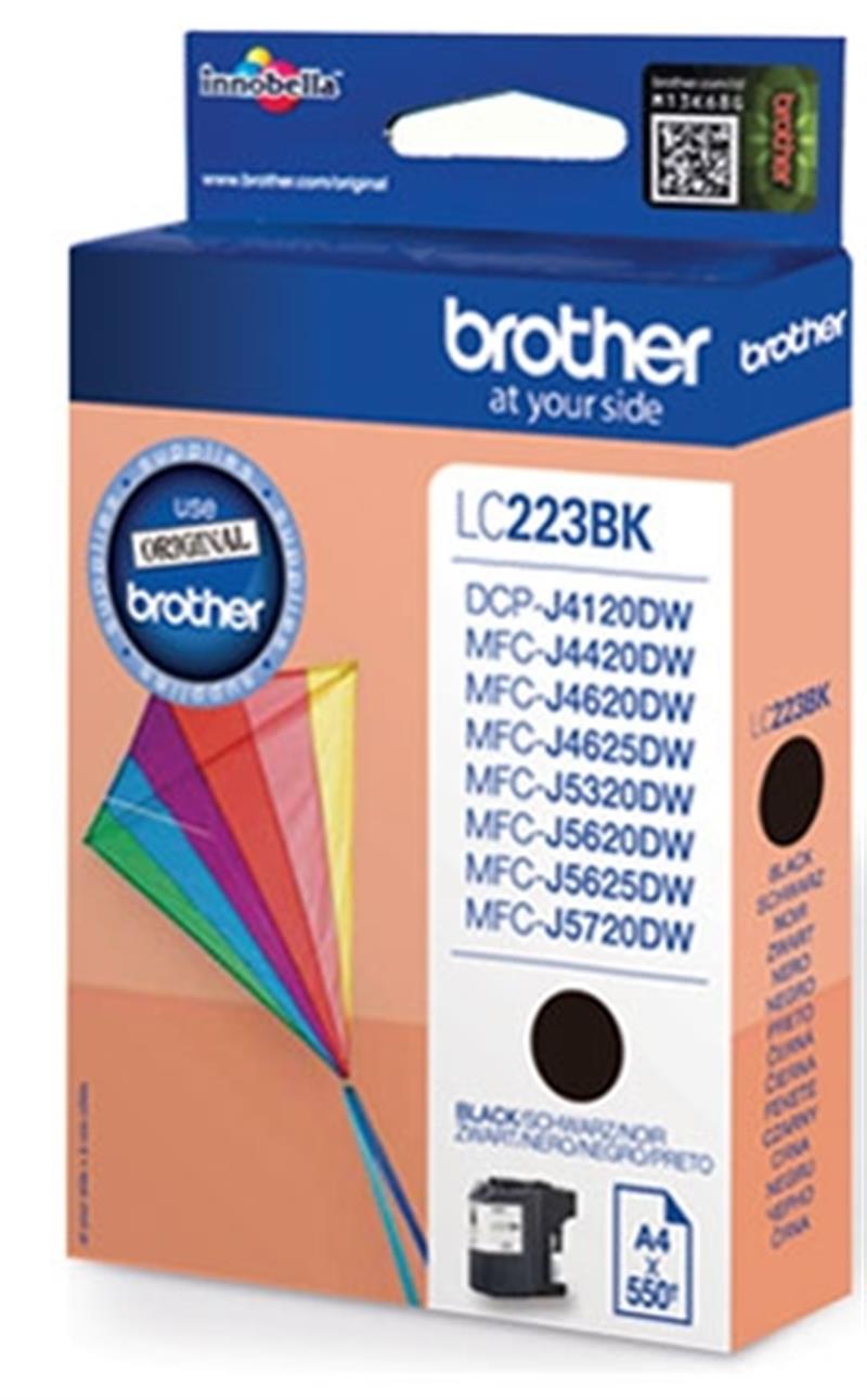 Brother LC-223BK inktcartridge Origineel Zwart 1 stuk(s)