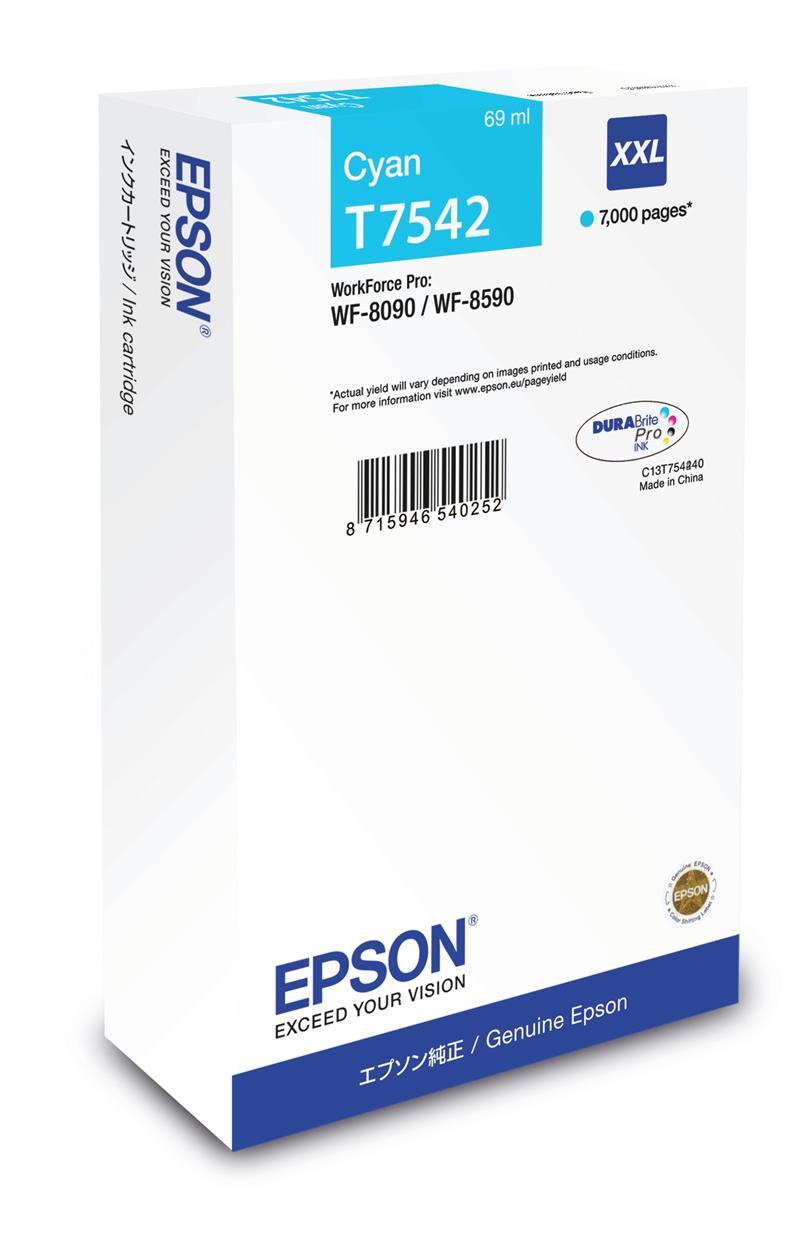 Epson WF-8090 / WF-8590 Ink Cartridge XXL Cyan