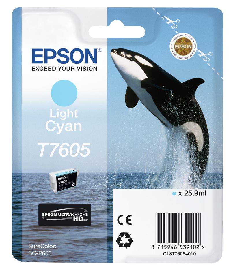 Epson T7605 lichtcyaan