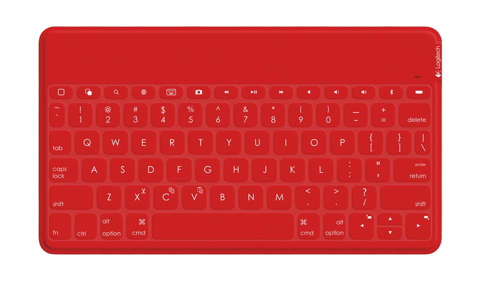 Logitech Keys-To-Go toetsenbord voor mobiel apparaat QWERTZ Zwitsers Rood Bluetooth