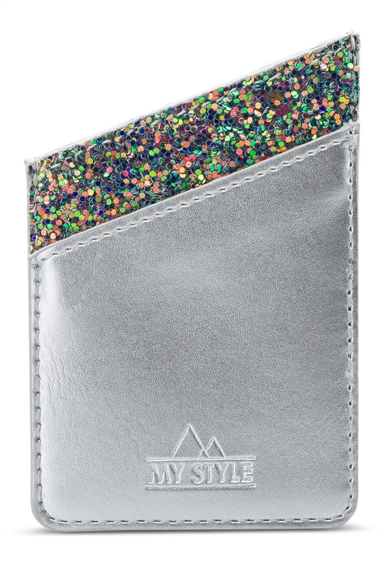 My Style Universal Sticky Card Pocket Silver Glam