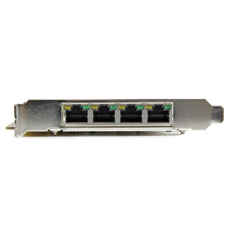 StarTech.com 4-poorts gigabit Power over Ethernet PCIe-netwerkkaart PSE / PoE PCI Express NIC