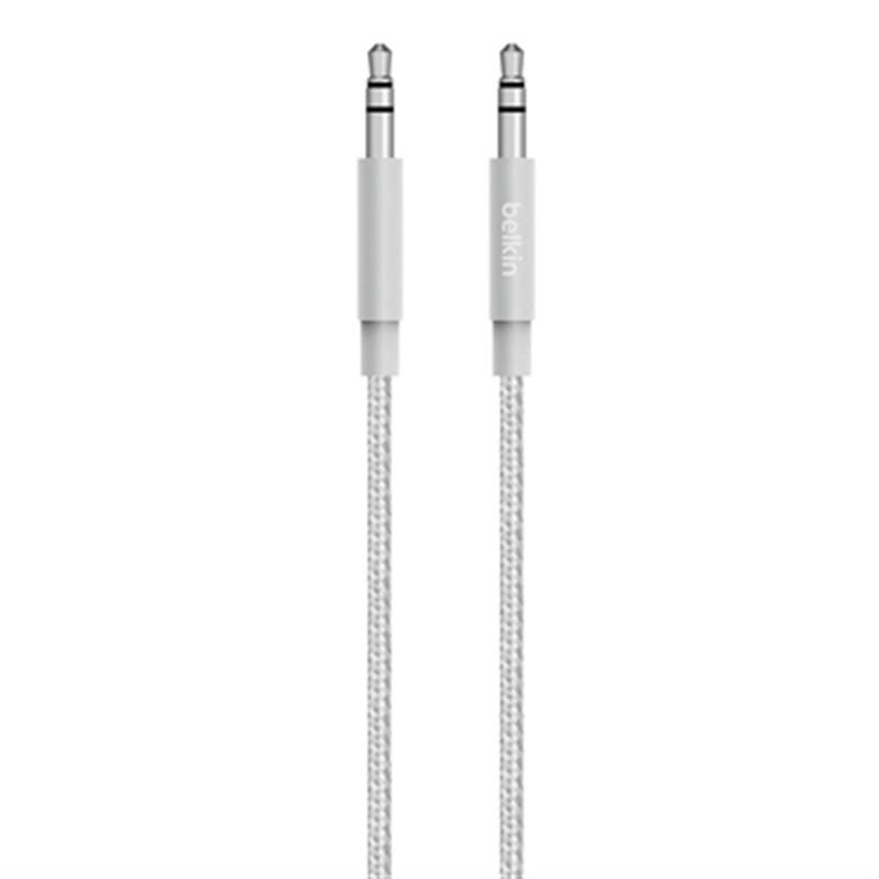 Belkin AV10164BT04-SLV audio kabel 1,2 m 3.5mm Zilver