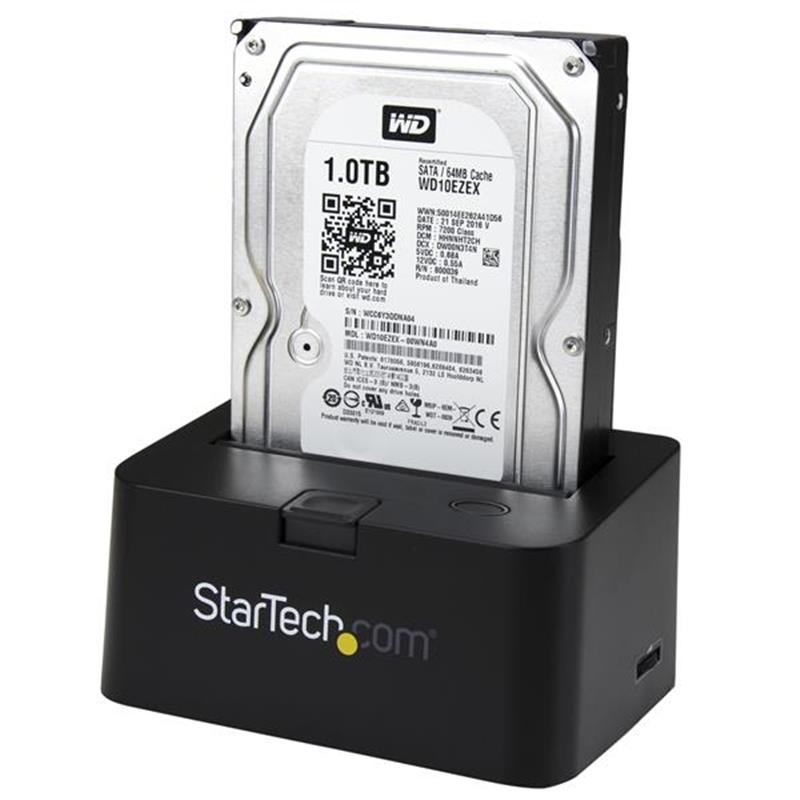 StarTech.com Extern docking station voor uw 2,5 of 3,5 inch SATA III 6 Gbps harde schijven eSATA of USB 3.0 met UASP