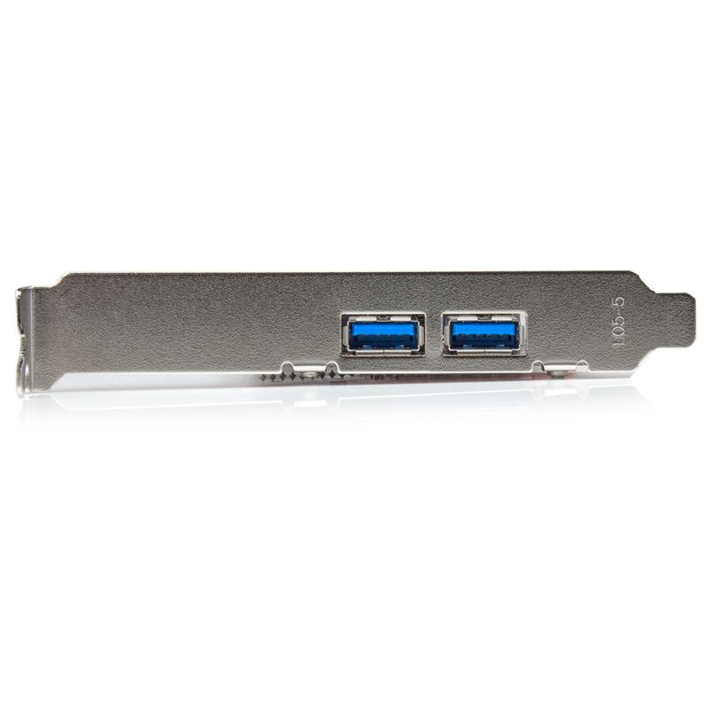 StarTech.com 4-poorts PCI Express USB 3.0 kaart 2 extern, 2 intern SATA-voeding