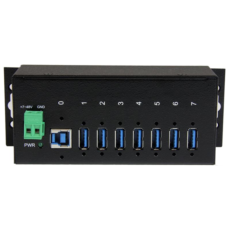 StarTech.com 7-poorts industriële USB 3.0 hub met ESD beveiliging