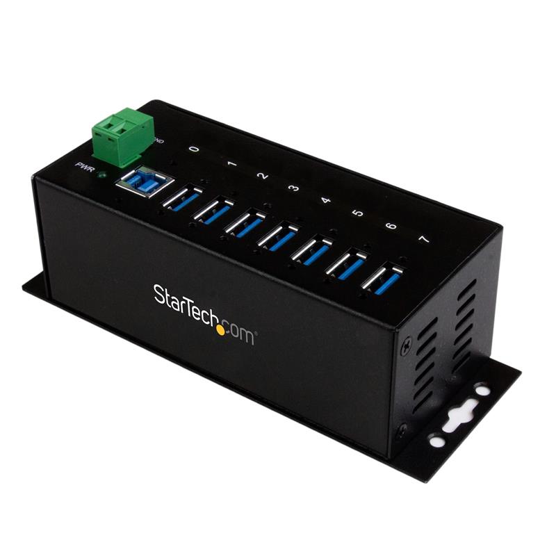 StarTech.com 7-poorts industriële USB 3.0 hub met ESD beveiliging