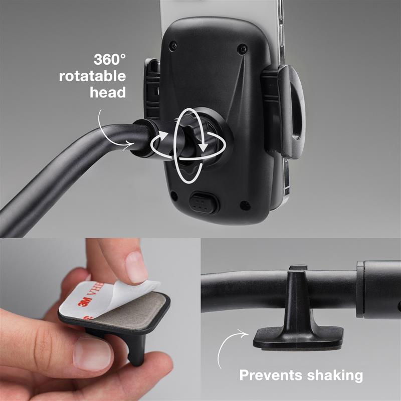 Mobilize Universal Gooseneck Car Holder Black