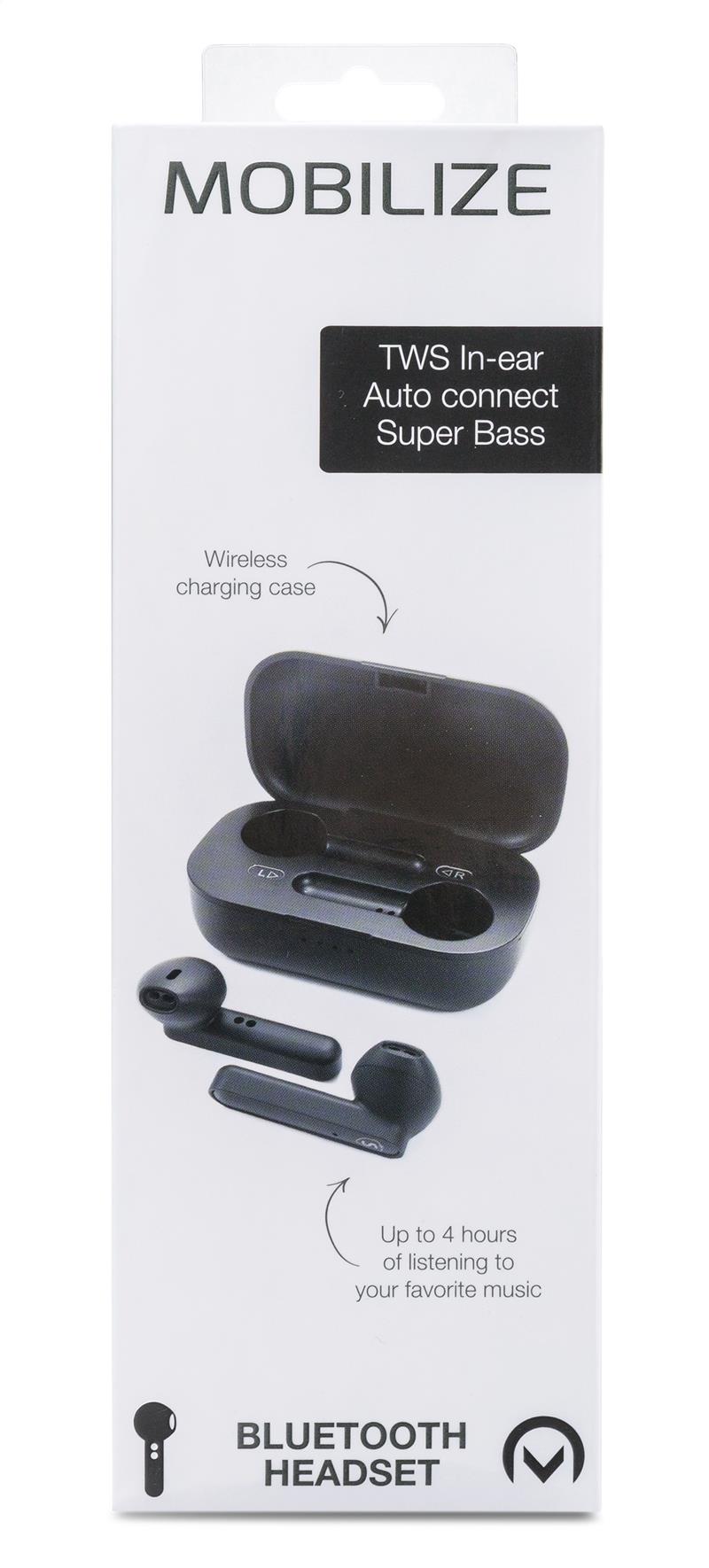 Mobilize TWS Bluetooth Headset Black