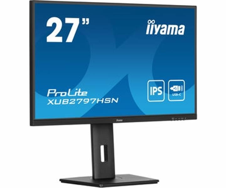 iiyama ProLite XUB2797QSU-B1 computer monitor 61 cm (24"") 2560 x 1440 Pixels Wide Quad HD LED Zwart