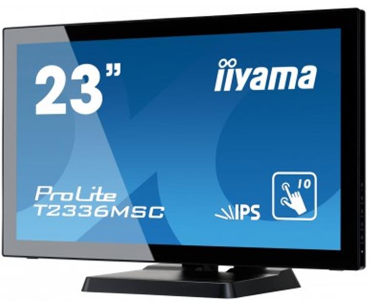 iiyama ProLite T2336MSC-B2 touch screen-monitor 58,4 cm (23"") 1920 x 1080 Pixels Zwart Multi-touch
