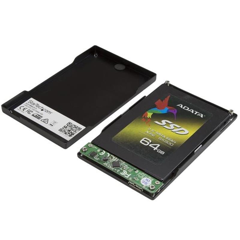 StarTech.com USB 3.1 Gen 2 (10 Gbps) behuizing voor 2,5 inch SATA-schijven