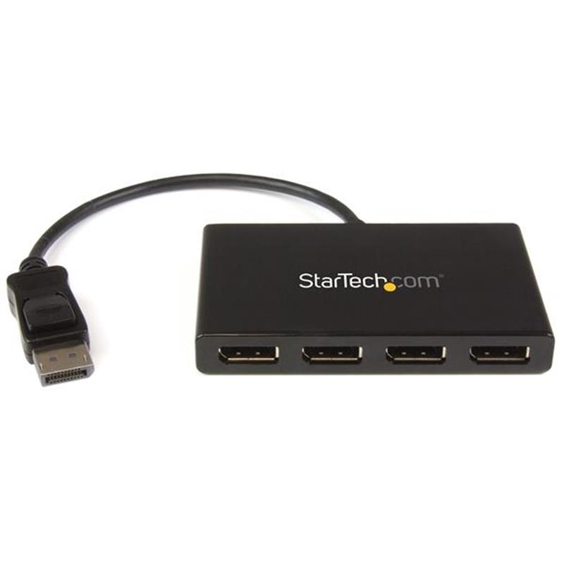 StarTech.com DisplayPort naar DisplayPort multi-monitor splitter 4 poorts MST Hub