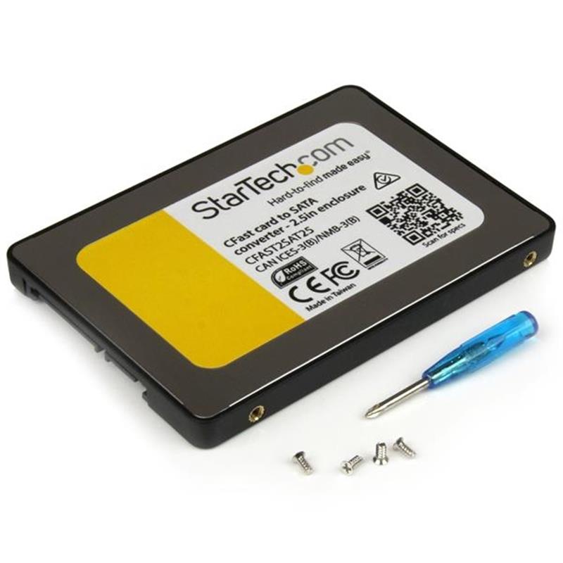 StarTech.com CFast-kaart-naar-SATA-adapter met 2,5 inch behuizing