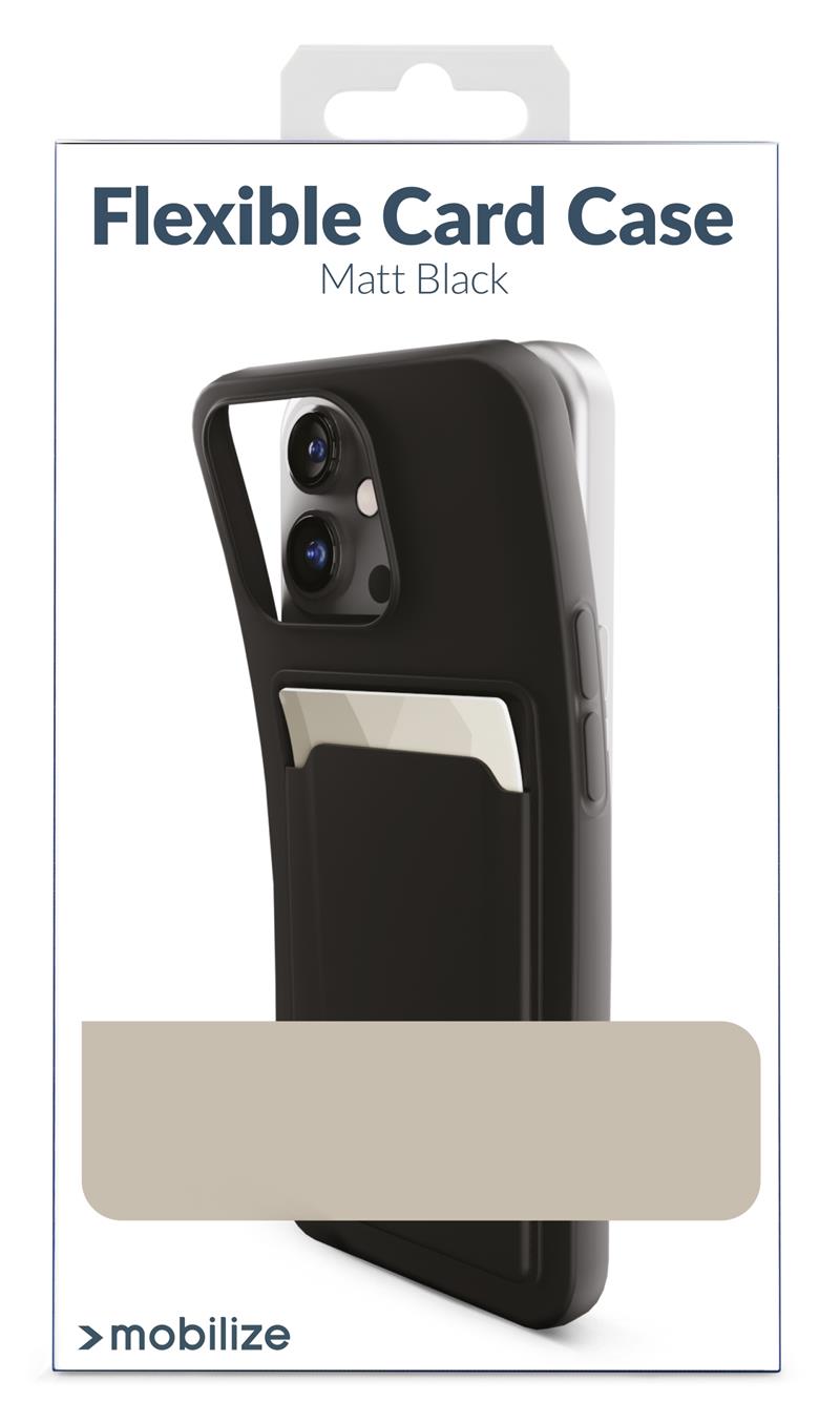 Mobilize Rubber Gelly Card Case Samsung Galaxy A33 5G Matt Black