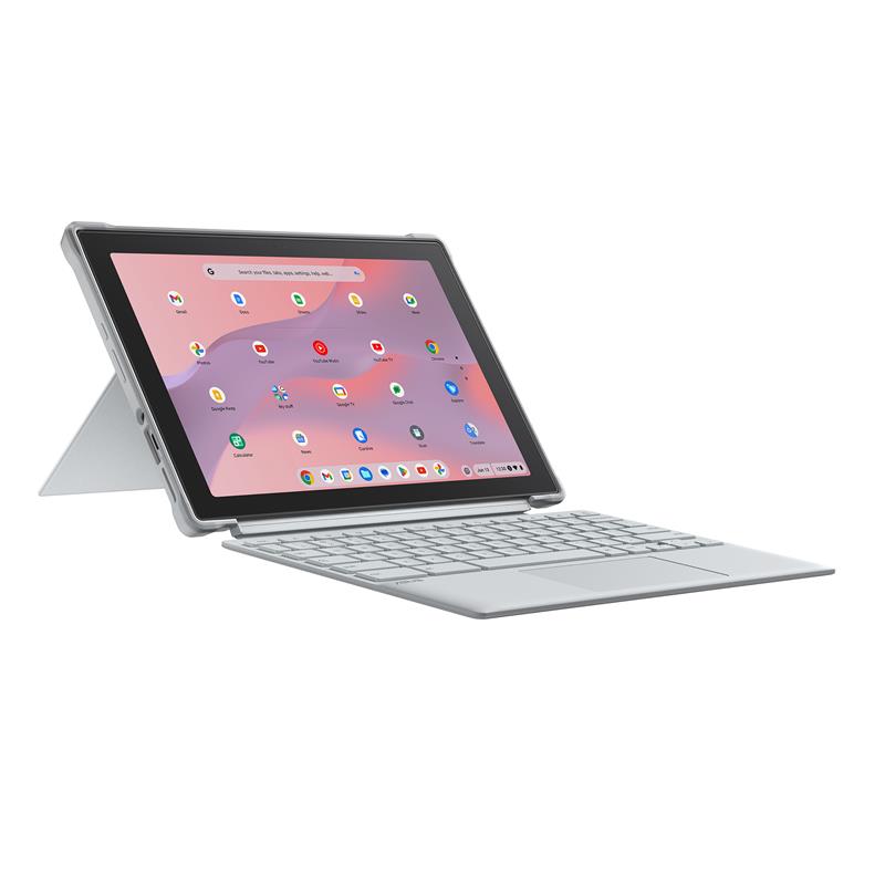 ASUS Chromebook CL3001DM2A-R70266 ARM Cortex 520 26,7 cm (10.5"") Touchscreen WUXGA 8 GB LPDDR4x-SDRAM 64 GB eMMC Wi-Fi 6 (802.11ax) ChromeOS Zilver