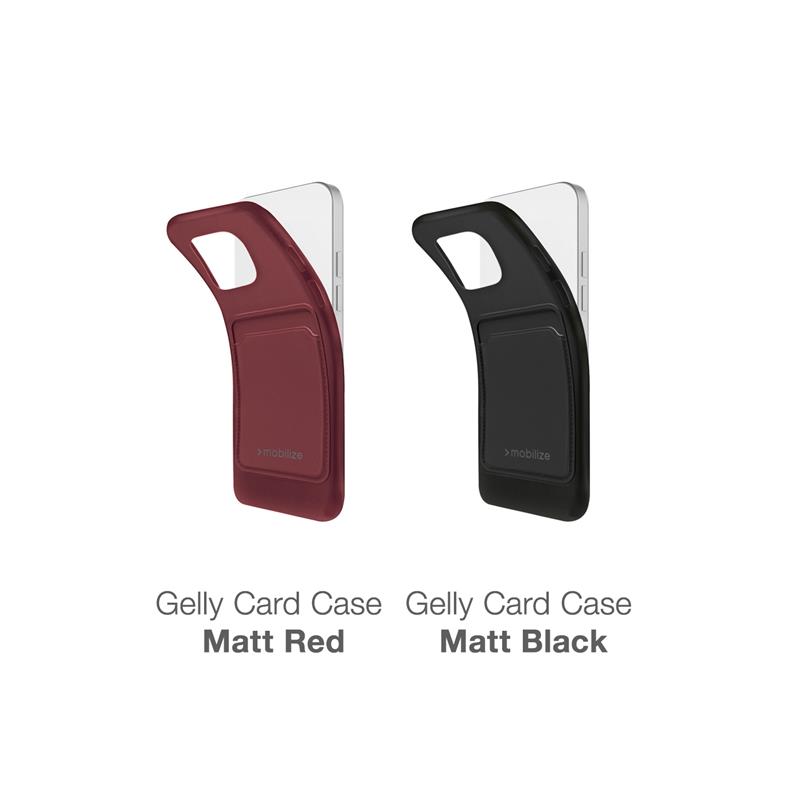 Mobilize Rubber Gelly Card Case Apple iPhone 14 Plus Matt Bordeaux