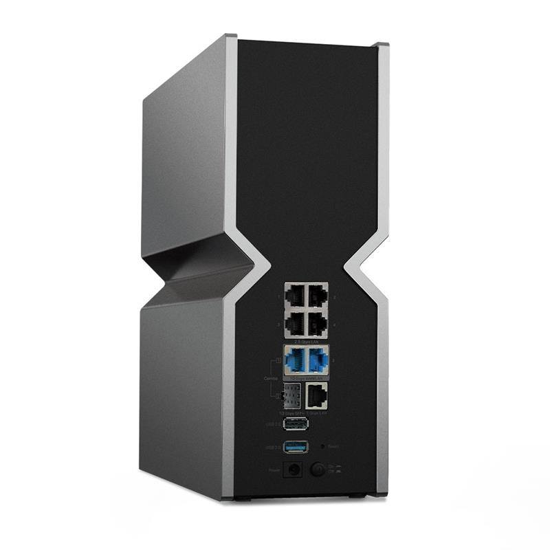 TP-Link Archer BE900 draadloze router Multi-Gigabit Ethernet Quad-band (2.4 GHz / 5 GHz-1 / 5 GHz-2 / 6 GHz) Zwart, Grijs