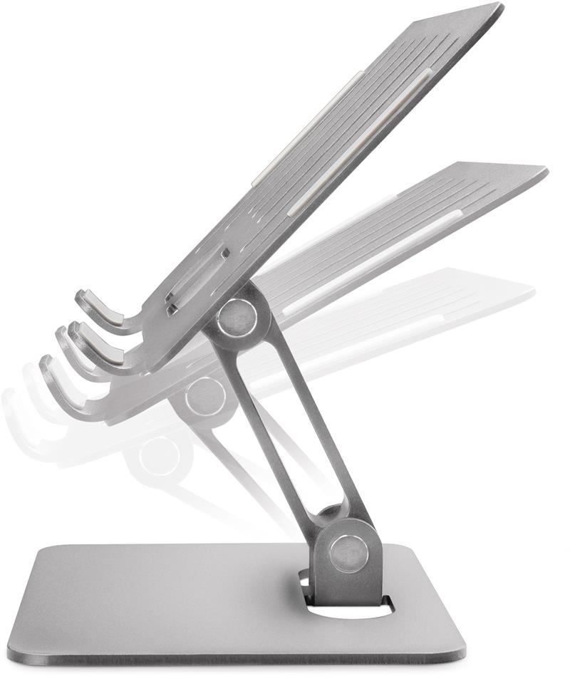 Mobilize Foldable Aluminium Tablet Stand Silver