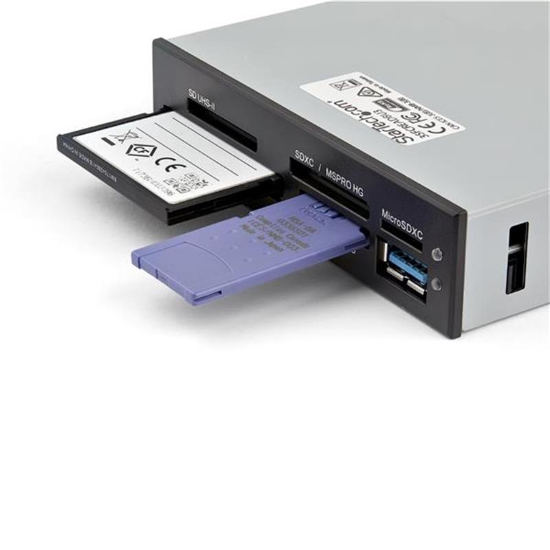 StarTech.com 3,5"" Interne multi-kaartlezer met UHSII ondersteuning USB 3.0 memory card reader