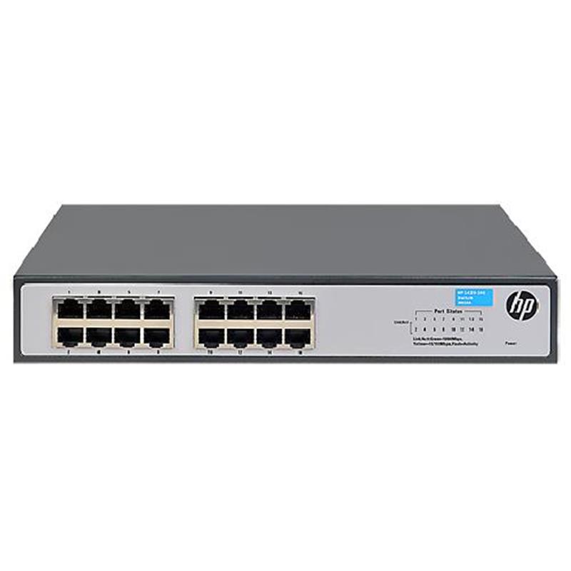 Hewlett Packard Enterprise 1420-16G Unmanaged L2 Gigabit Ethernet 10 100 1000 Grijs 1U