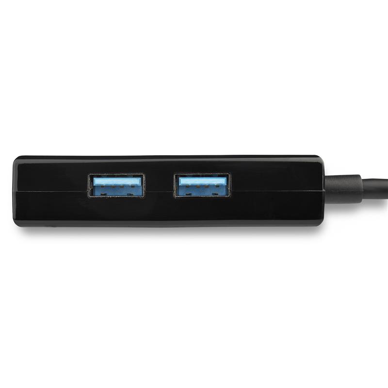 StarTech.com USB 3.0 naar gigabit ethernet netwerk adapter met ingebouwde 2-poorts USB hub