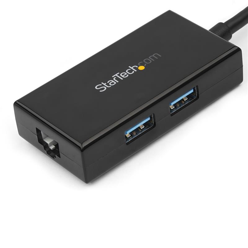 StarTech.com USB 3.0 naar gigabit ethernet netwerk adapter met ingebouwde 2-poorts USB hub