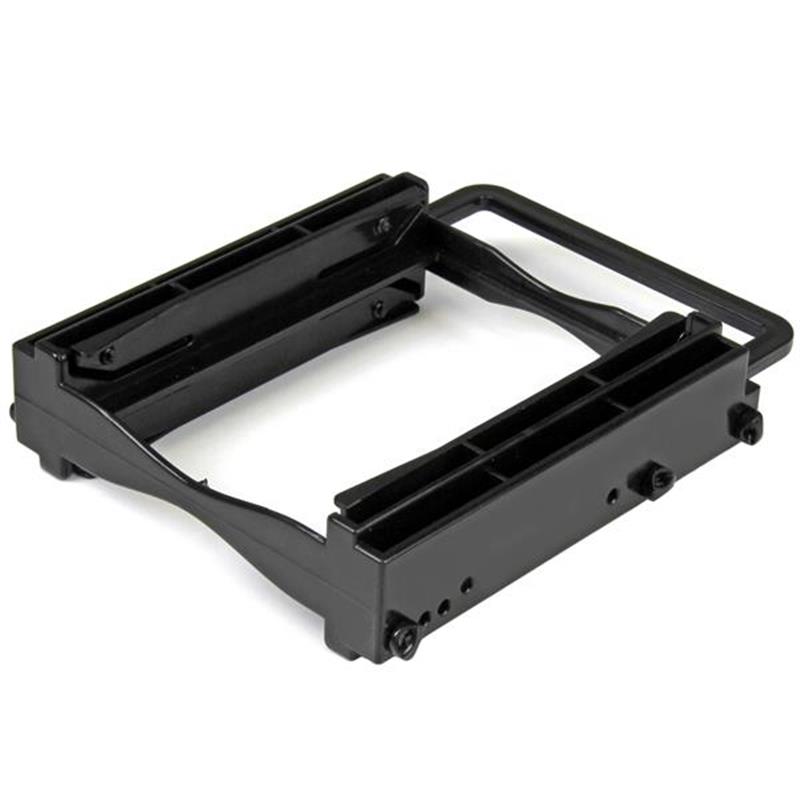 StarTech.com Dubbele 2.5"" SSD/HDD montagebeugel voor 3.5” schijfstation toolfree installatie