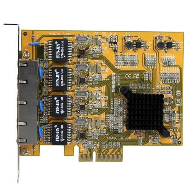 StarTech.com 4-Poort PCI Express gigabit netwerk adapter kaart Quad Port PCIe Gigabit NIC