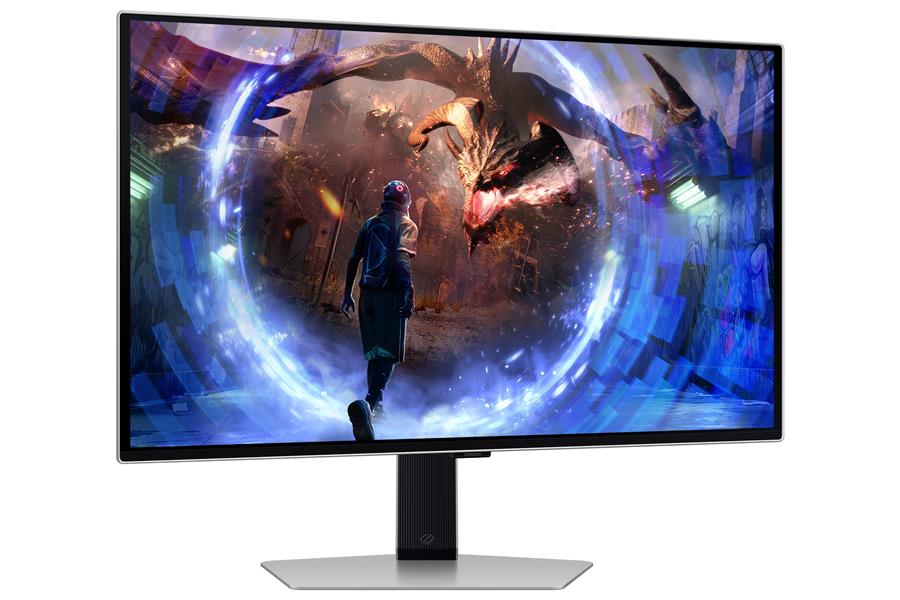 Samsung Odyssey G60SD computer monitor 68,6 cm (27"") 2560 x 1440 Pixels Quad HD OLED Zilver