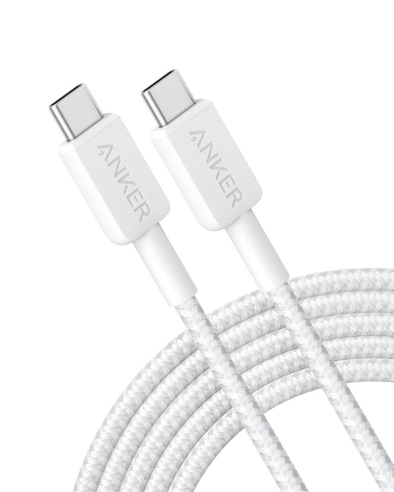 Anker A81F7G21 USB-kabel 3 m USB C Wit