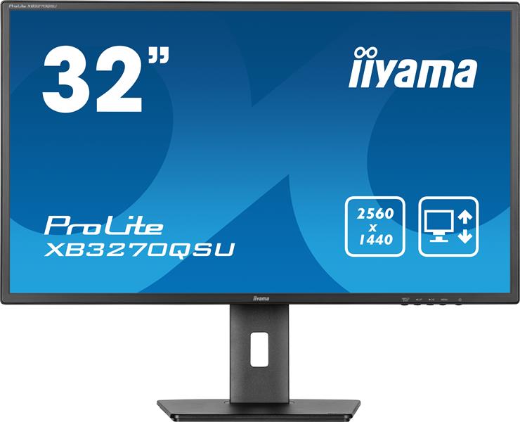 iiyama ProLite XB3270QSU-B1 computer monitor 81,3 cm (32"") 2560 x 1440 Pixels Wide Quad HD LED Zwart