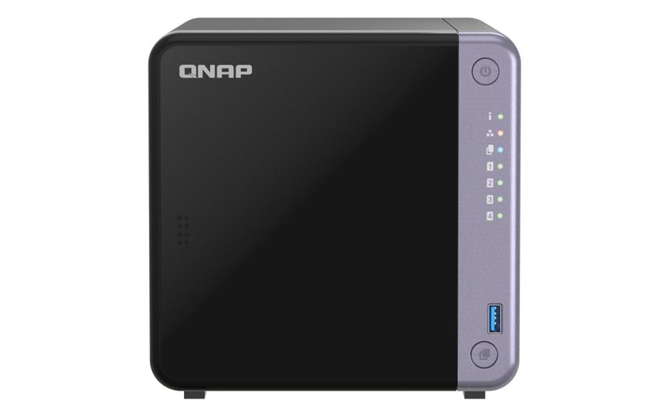 QNAP TS-432X-4G data-opslag-server NAS Tower Ethernet LAN Zwart Alpine AL-524