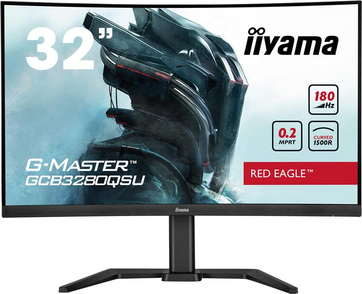 iiyama G-MASTER GCB3280QSU-B2 computer monitor 80 cm (31.5"") 2560 x 1440 Pixels Dual QHD LED Zwart