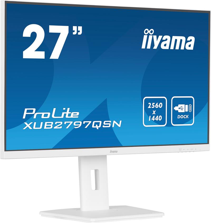 iiyama ProLite XUB2797QSN-W1 computer monitor 68,6 cm (27"") 1920 x 1080 Pixels Full HD LED Wit